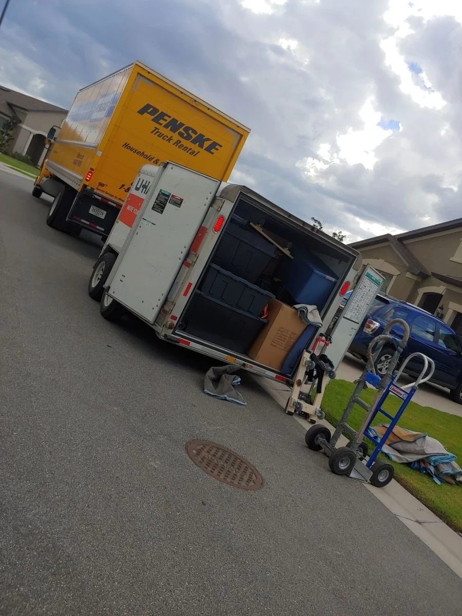Moving truck on a long-distance move
